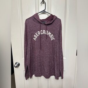 Abercrombie & Fitch Burgundy Hoodie